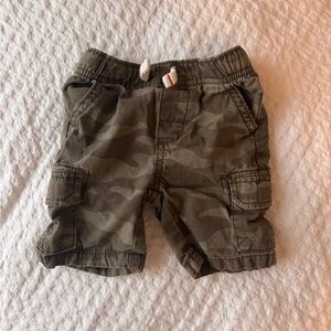 Carter's Olive Camo Cargo Shorts